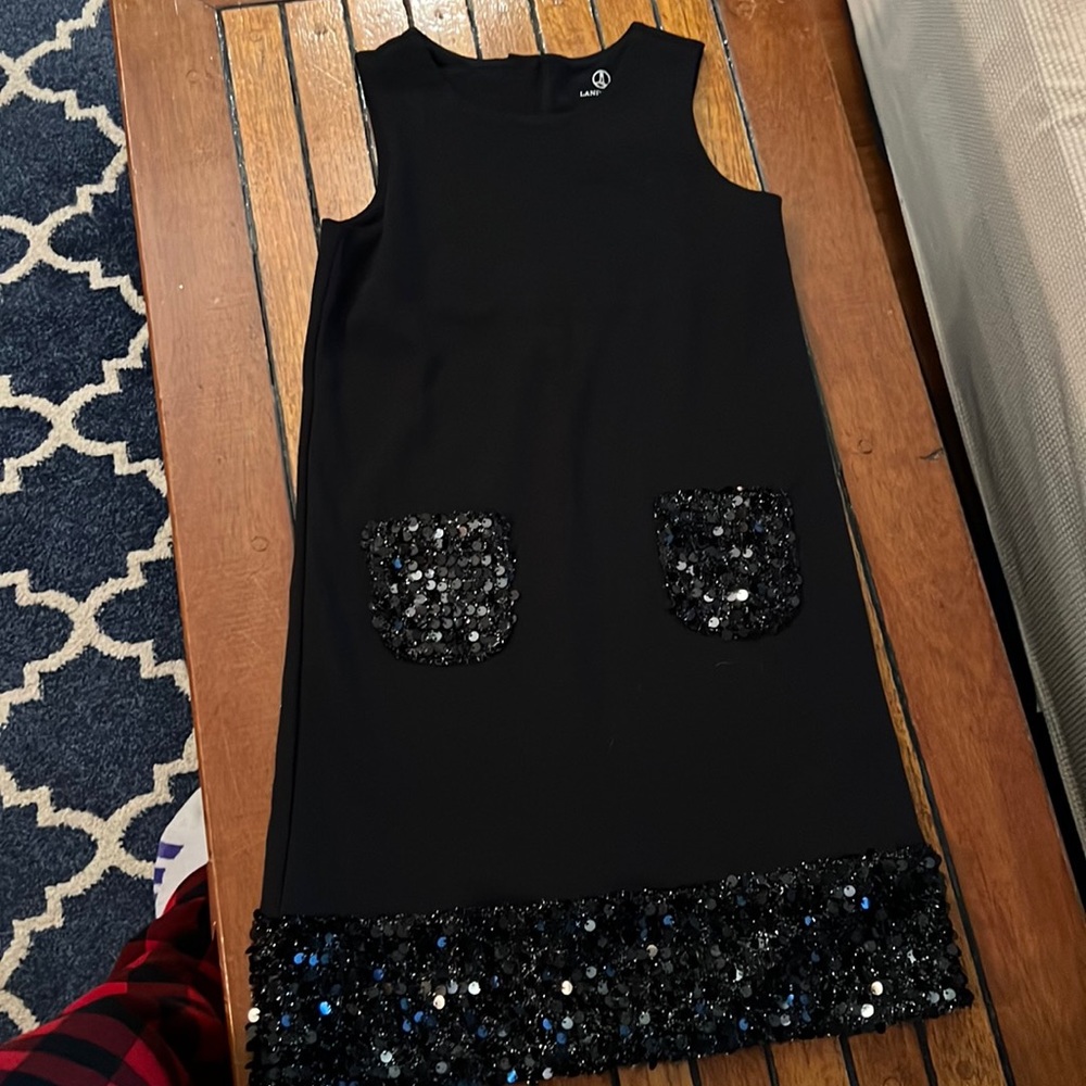 Fancy sleeveless party dress. Size 6x-7
